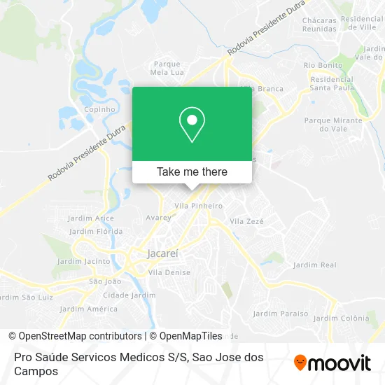 Pro Saúde Servicos Medicos S/S map