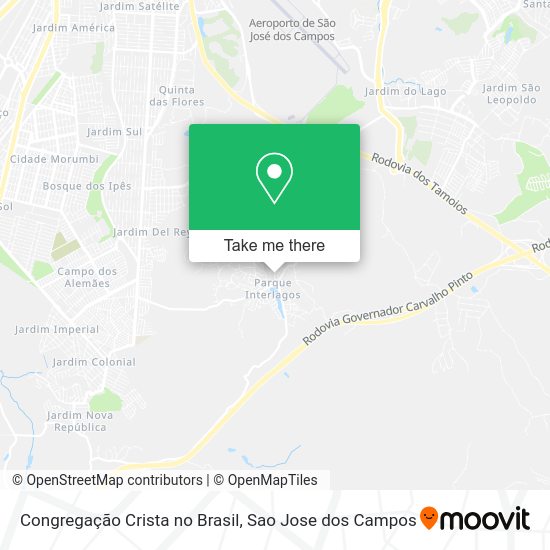 Congregação Crista no Brasil map