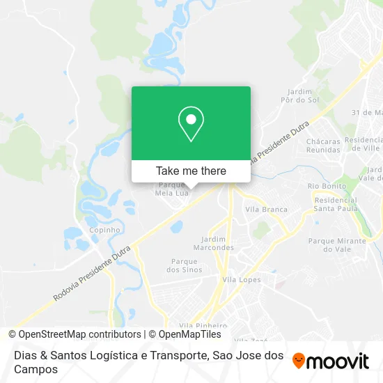 Dias & Santos Logística e Transporte map
