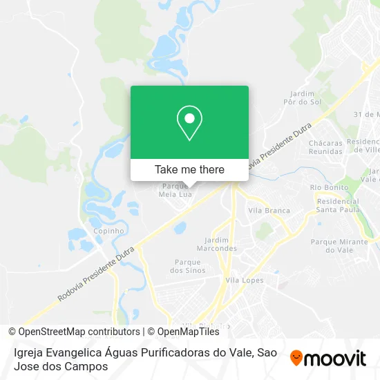 Igreja Evangelica Águas Purificadoras do Vale map