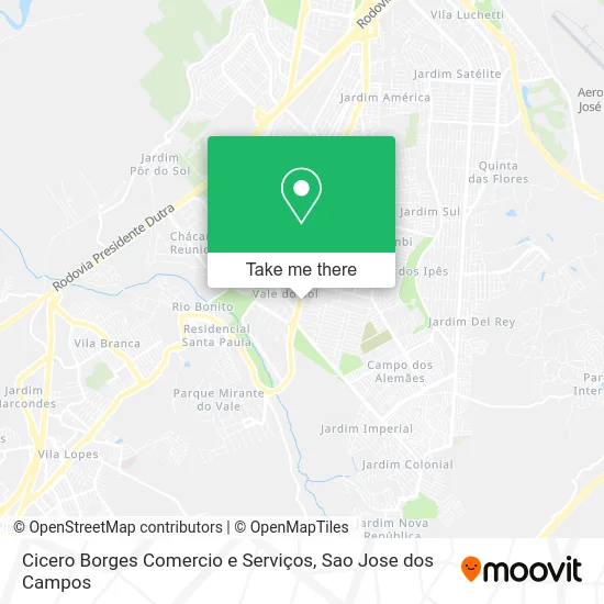 Cicero Borges Comercio e Serviços map