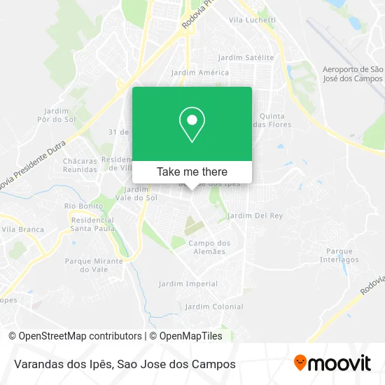Varandas dos Ipês map