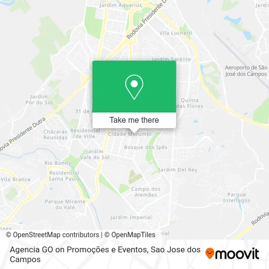 Agencia GO on Promoções e Eventos map