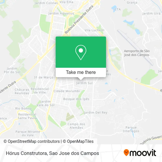 Hórus Construtora map