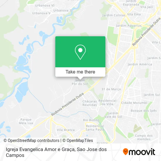 Igreja Evangelica Amor e Graça map