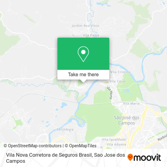 Vila Nova Corretora de Seguros Brasil map