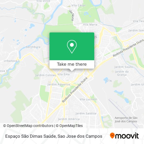 Espaço São Dimas Saúde map
