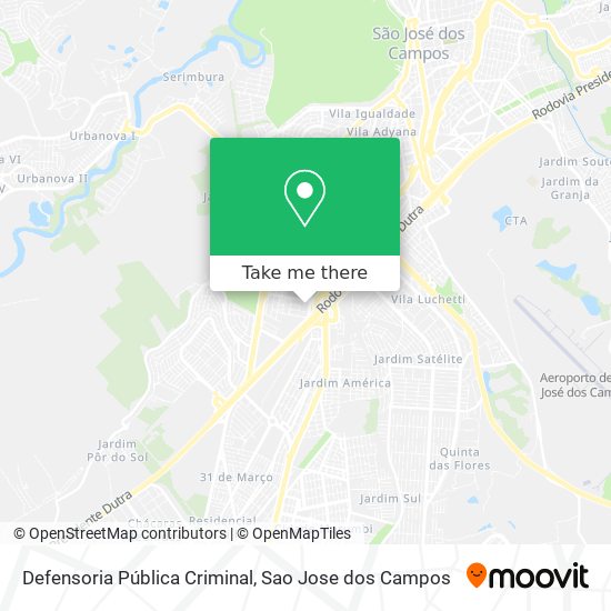 Defensoria Pública Criminal map