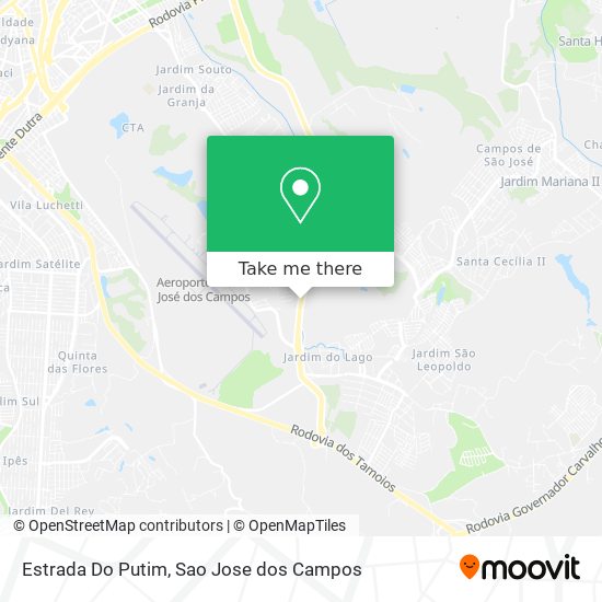 Estrada Do Putim map