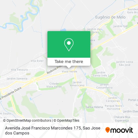 Avenida José Francisco Marcondes 175 map