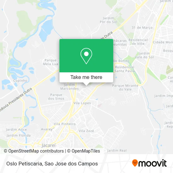 Oslo Petiscaria map
