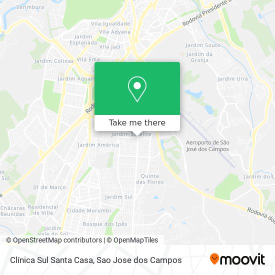 Clínica Sul Santa Casa map