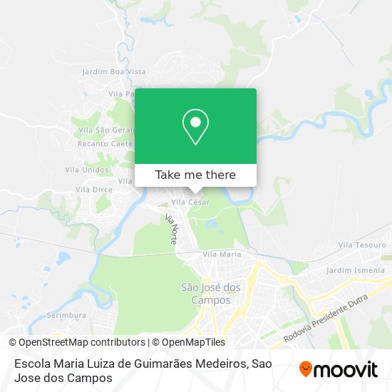 Mapa Escola Maria Luiza de Guimarães Medeiros