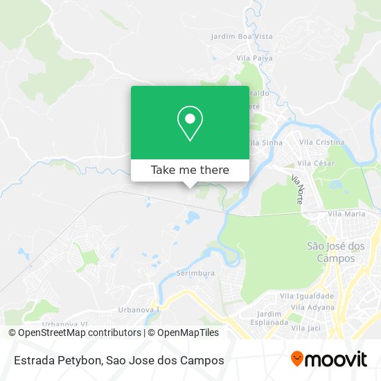 Cómo a Estrada Petybon en São José Dos