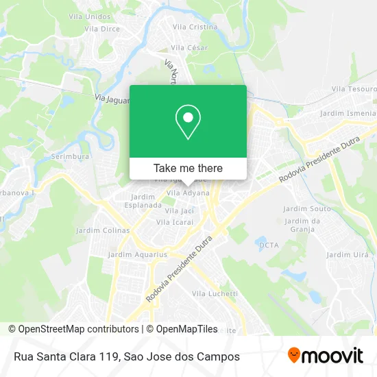 Rua Santa Clara 119 map