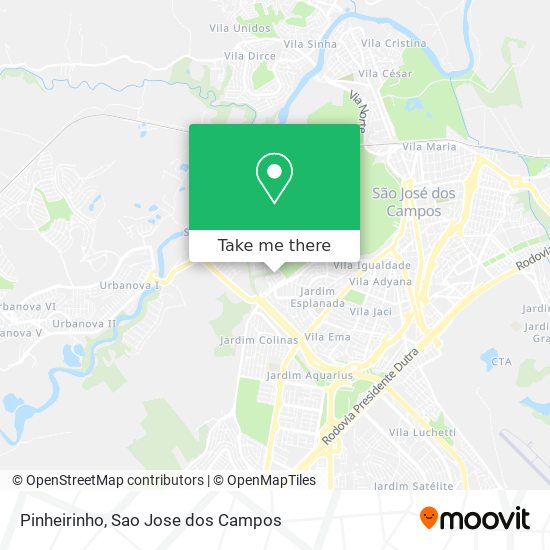 Pinheirinho map