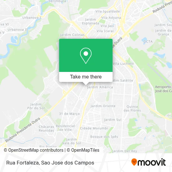 Rua Fortaleza map