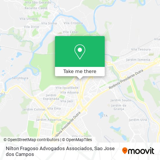 Nilton Fragoso Advogados Associados map