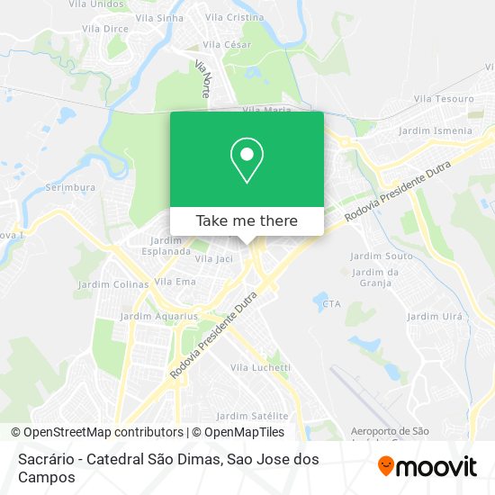 Sacrário - Catedral São Dimas map
