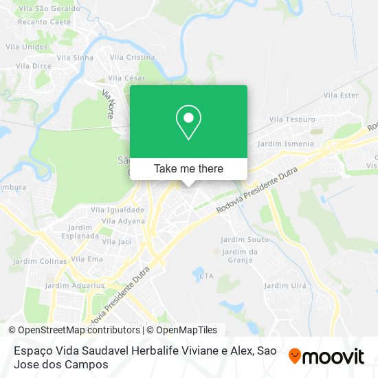 Espaço Vida Saudavel Herbalife Viviane e Alex map