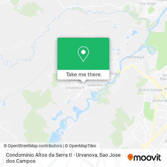 Condomínio Altos da Serra II - Urvanova map