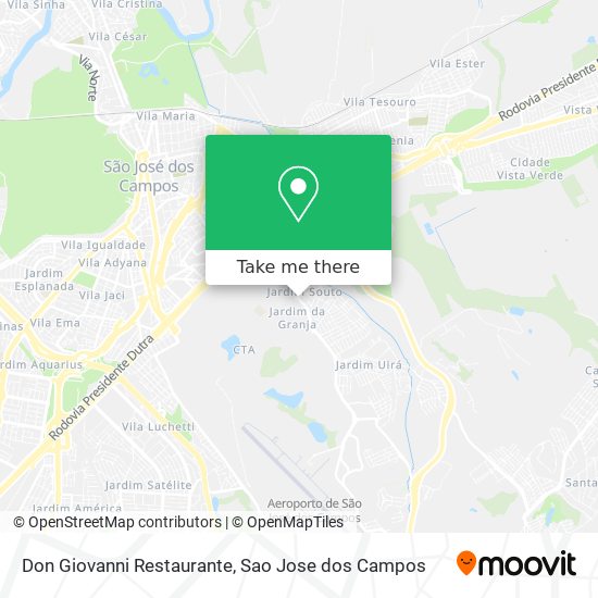 Don Giovanni Restaurante map