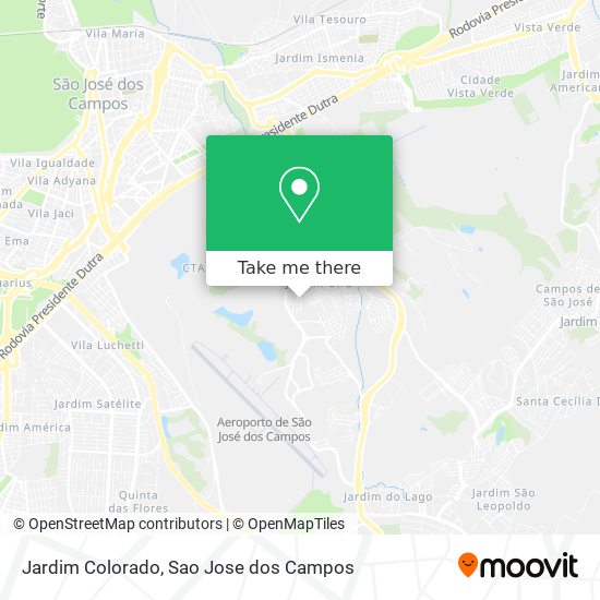 Mapa Jardim Colorado