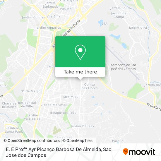 E. E Profª Ayr Picanço Barbosa De Almeida map