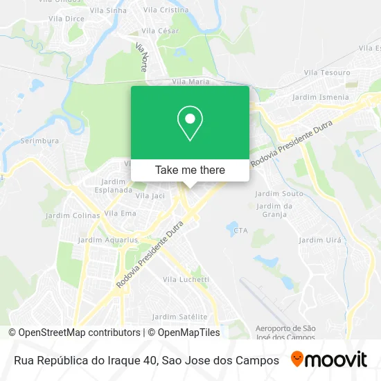 Rua República do Iraque 40 map