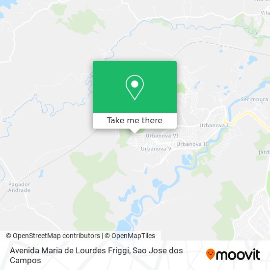 Avenida Maria de Lourdes Friggi map