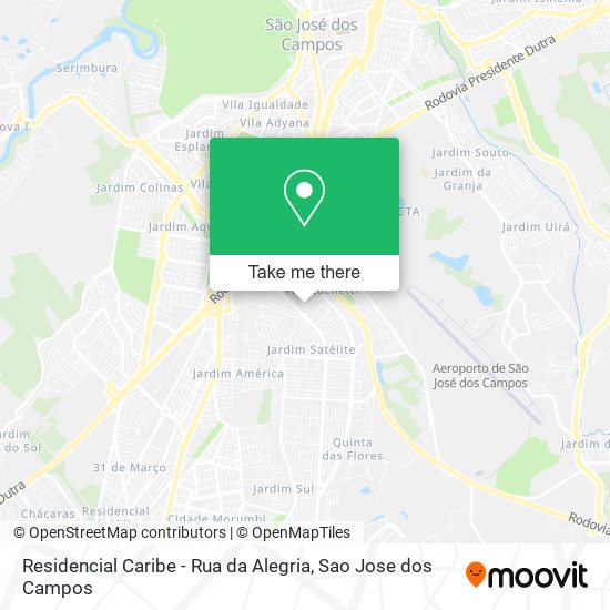 Residencial Caribe - Rua da Alegria map