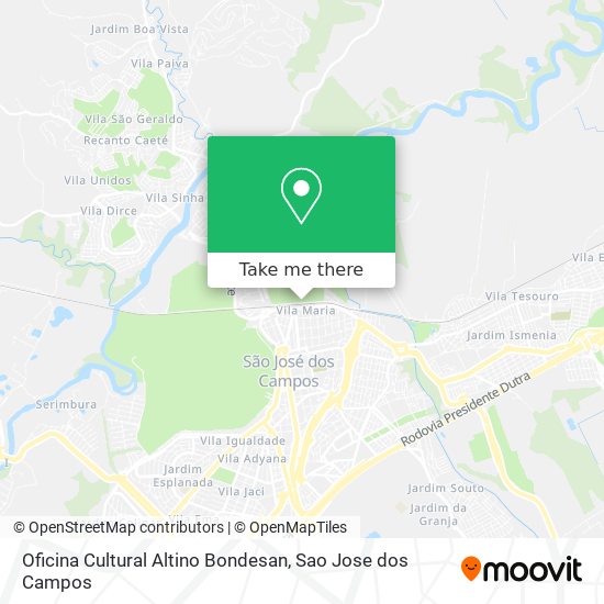 Oficina Cultural Altino Bondesan map