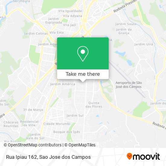 Mapa Rua Ipiau 162