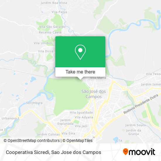 Cooperativa Sicredi map