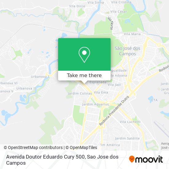Avenida Doutor Eduardo Cury 500 map