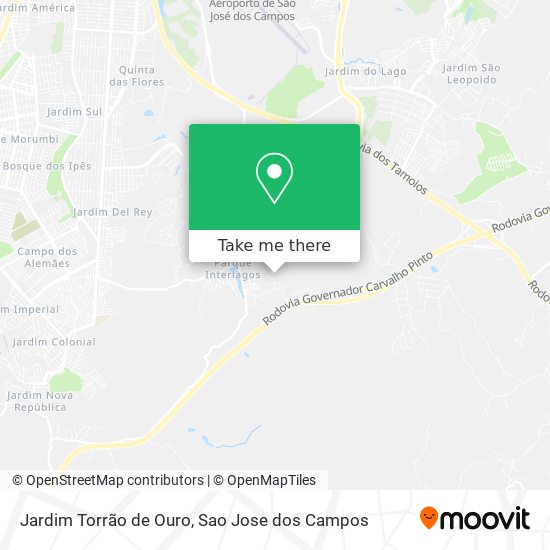 Jardim Torrão de Ouro map