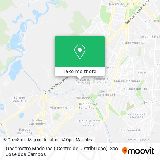 Gasometro Madeiras ( Centro de Distribuicao) map