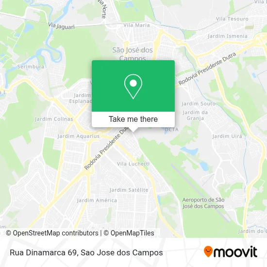 Rua Dinamarca 69 map