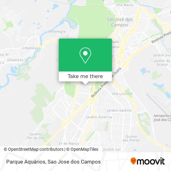 Parque Aquários map