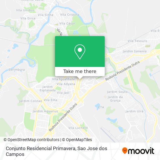 Conjunto Residencial Primavera map