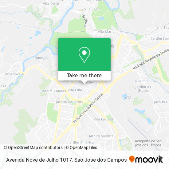 Avenida Nove de Julho 1017 map