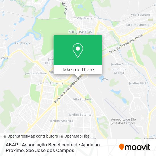 ABAP - Associação Beneficente de Ajuda ao Próximo map