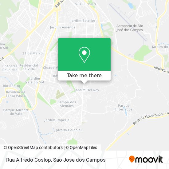 Rua Alfredo Coslop map