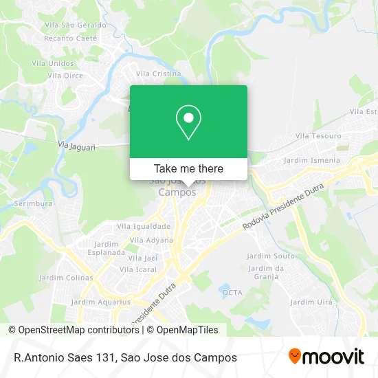 R.Antonio Saes 131 map