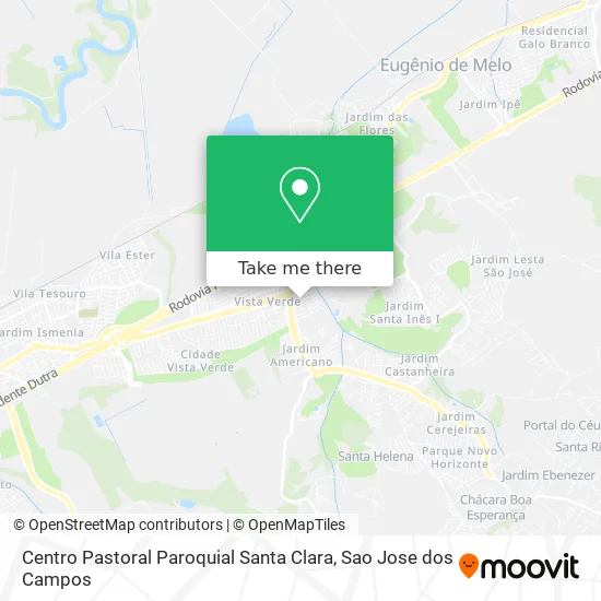 Centro Pastoral Paroquial Santa Clara map