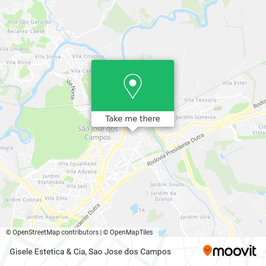 Gisele Estetica & Cia map