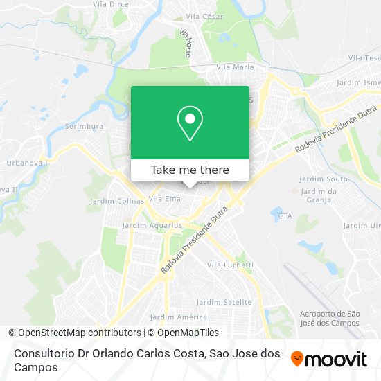 Consultorio Dr Orlando Carlos Costa map