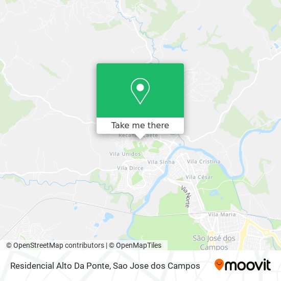 Residencial Alto Da Ponte map