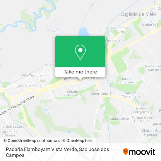 Padaria Flamboyant Vista Verde map