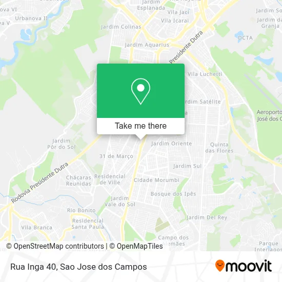 Rua Inga 40 map